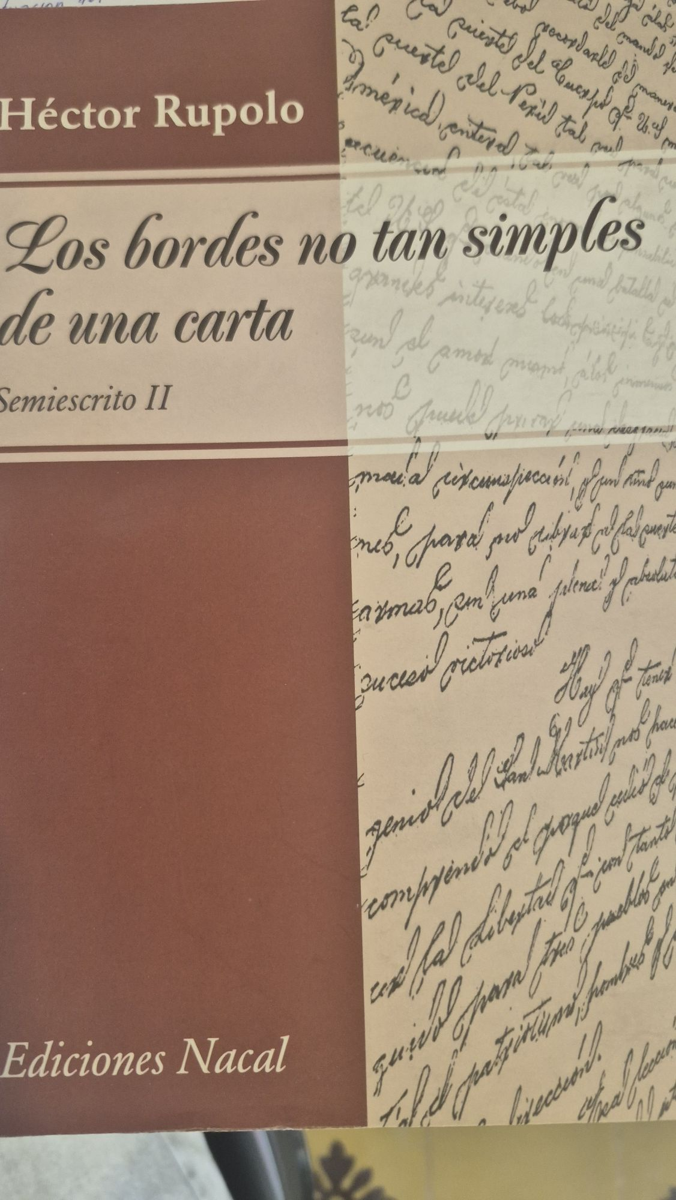 Los bordes no tan simples de una carta: semiescrito II