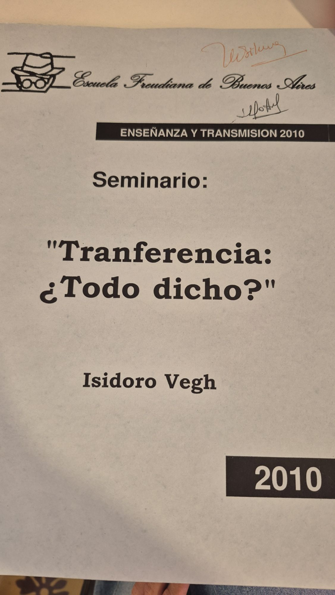 Transferencia: ¿todo dicho? [Seminario]