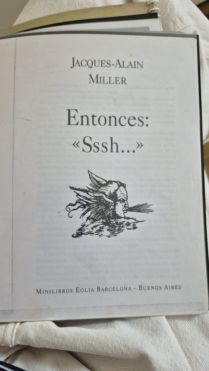 Entonces: "Sssh..." (fotocopia)