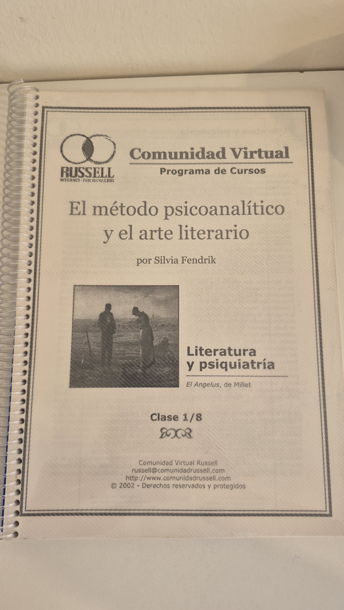 El método psicoanalítico y el arte literario