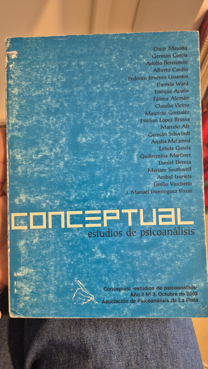 Conceptual: estudios de psicoanalisis