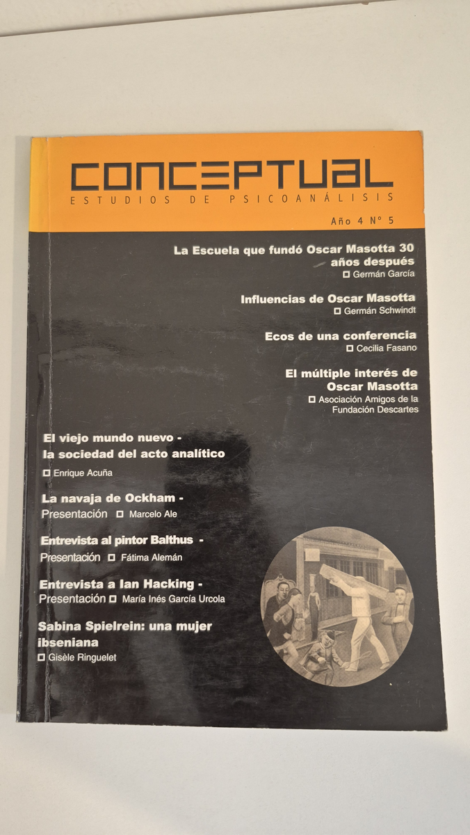 Conceptual: estudios de psicoanalisis