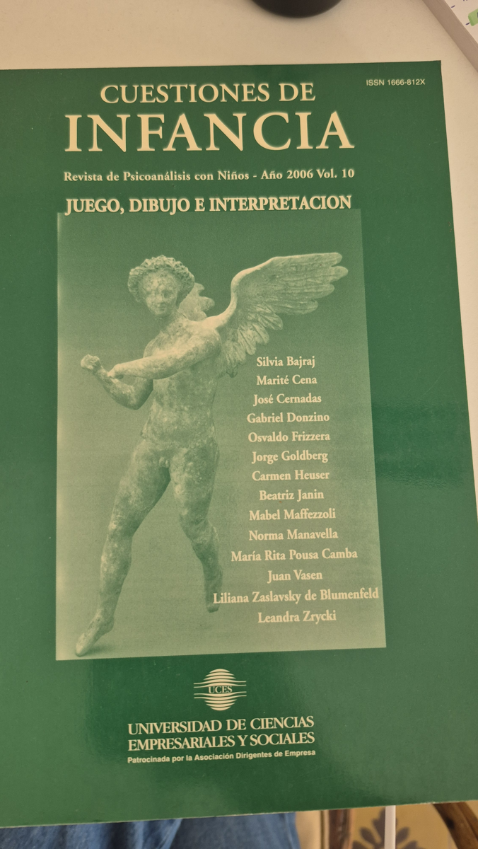 Cuestiones de infancia. Revista de psicoanálisis con niños y adolescentes 10: juego, dibujo e interpretación.