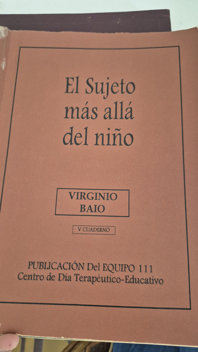 El sujeto más allá del niño